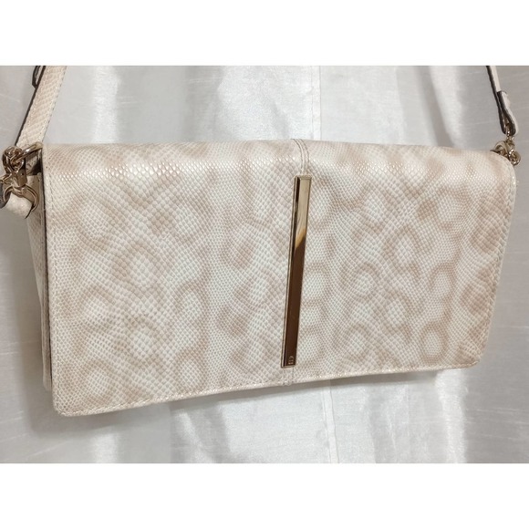 JL Gold Snake Purse Embossed Python print Bag - Picture 1 of 7